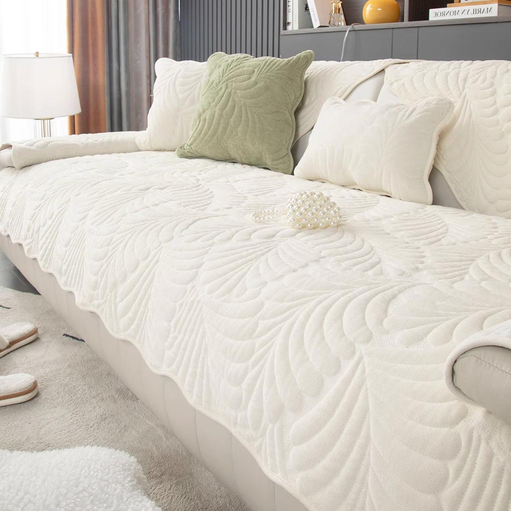 Chenier Sofa Cushion Is Universal In All Seasons, Simple And Modern Non-Slip Seat Cushion New Plantain Leaf Sofa Cover Towel