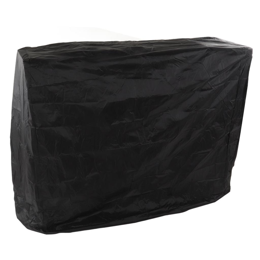 Ping Pong Table Dust Cover 190 Silver Coating Waterproof Table Tennis Cover for Outdoor Courtyard Drawstring Style