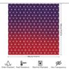 Moderne Geometrische Muster Duschvorhang Wasserdicht Badezimmer Dekor Mit Rot-Blau Gradient Design 72X84 Zoll Für Badewanne Oder