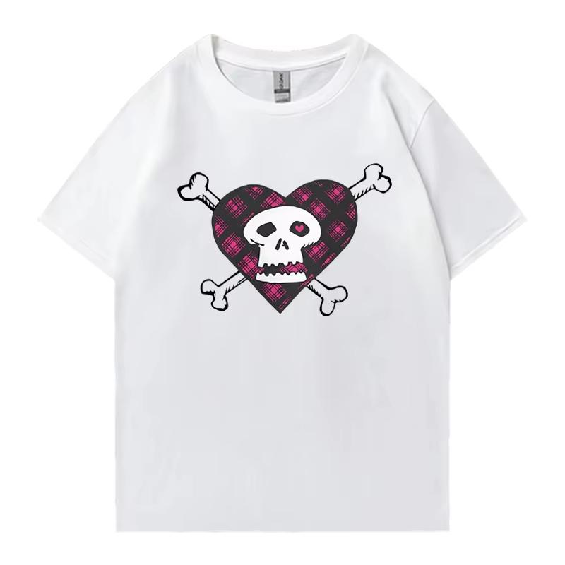 Avril Lavigne Logo Punk Rock Lata 2000 Koszulka Mężczyźni Kobiety Vintage Hip Hop Streetwear Unisex Czarny Luźny Codzienna Odzież