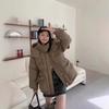 Winter new fashionable versatile thickened white duck down jacket casual medium and long coat women