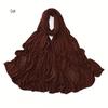 Rhinestone Floral Beads Modal Jersey Hijab Shawls Women Wrap Elastic Thick Muslim Full Cover Islam Foulards Bonnet Headband