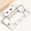 Stainless Steel Door Hinges  Invisible Mute Thickened Bearings Hardware Hinge Accessories for Wooden Doors Window 4 Inch