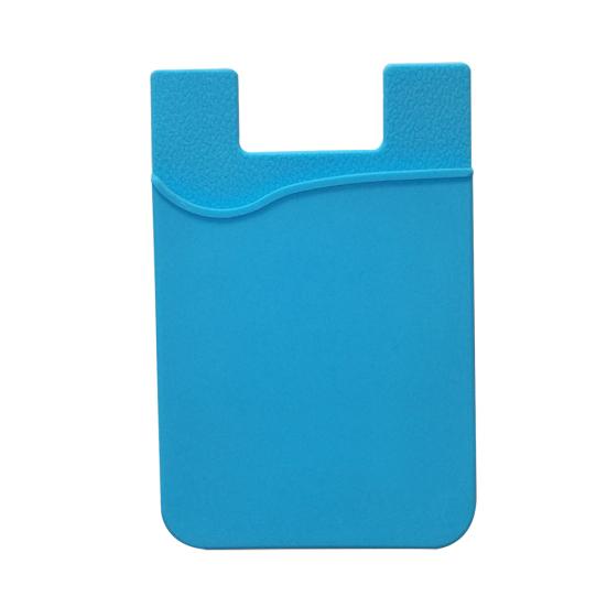 Smart Silicone Mobile Card Stick On Phone Wallet Cash Credit Card Holder Pouch