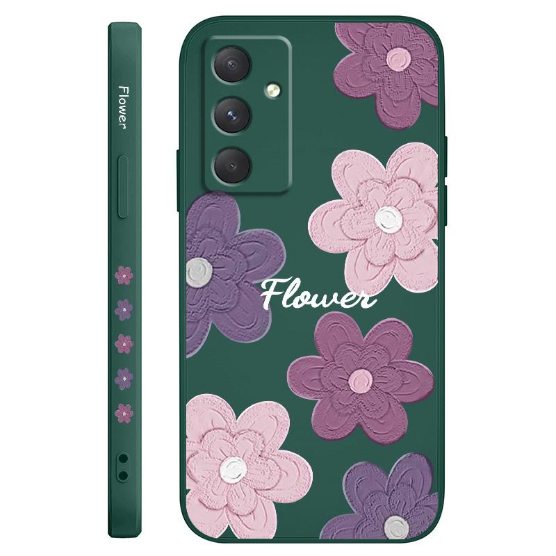 Funda de Teléfono con Flores Moteadas Para Samsung Galaxy A56 A36 A26 A16 A06 A55 A35 A25 A15 A05 A05S A54 A34 A24 A14 A04 A04S A04E 4G 5G C