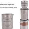 ZHOUYUEHENGSHENG Pure Titanium Portable Kung Fu Tea Set