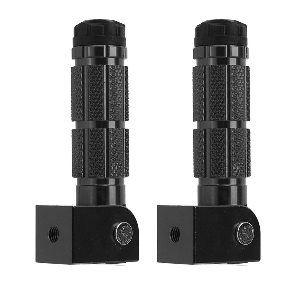 2Pcs Motorcycle Foldable Foot Pegs M8 Antislip Aluminium Alloy for Bikes ATV UTV Go Kart