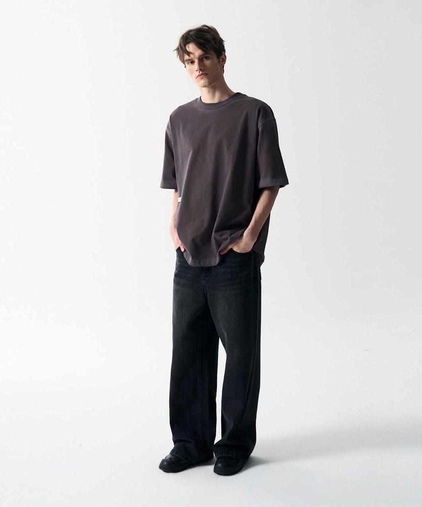 Aejyuttingkeumamaindeu Wide Denim Pants_Gray