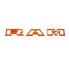 GXP1  For Dodge Ram TRX 2021-2023 Modified ABS Car Front Grille Emblem Bonnet Hood Letter Badge Stickers Auto Accessories