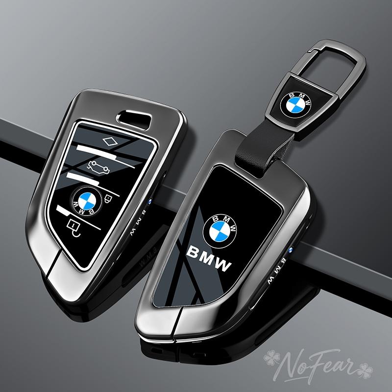 Zinc Alloy Keychain Car Key Case Cover For BMW 1 2 3 4 5 6 7 Series X1 X3 X4 X5 X6 X7 F20 G20 G30 G05 G11 F15 F16 G01G02 F48
