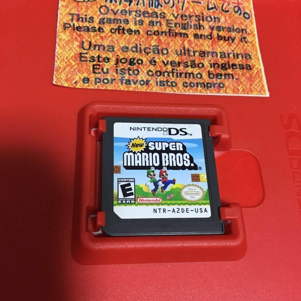 [USED] Tested/CIBNew Super Mario Bros. North American Ver. Nintendo DS Rare Red Case Edition