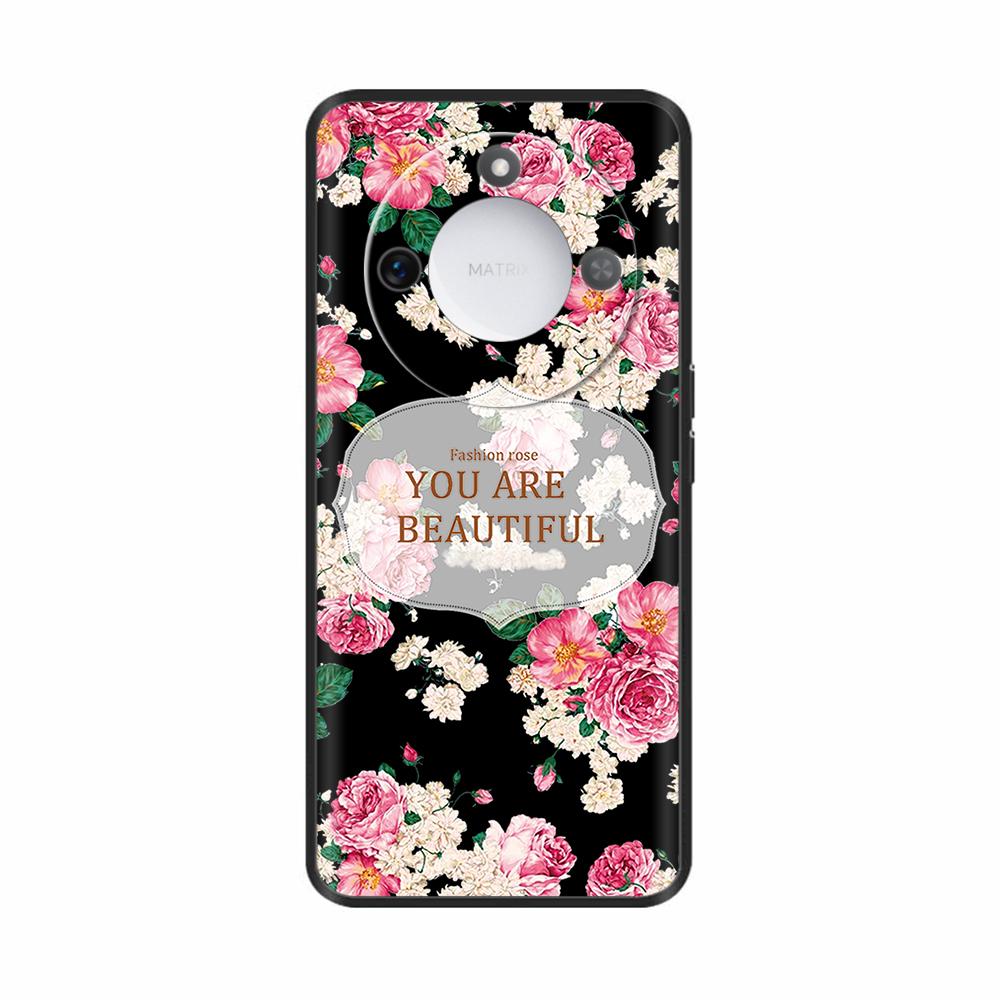 For Honor X9c Smart Case On HonorX9c X 9c Cases Cute Cartoon Astronaut Pattern Painted Silicone Shockprood Back Cover Funda Capa
