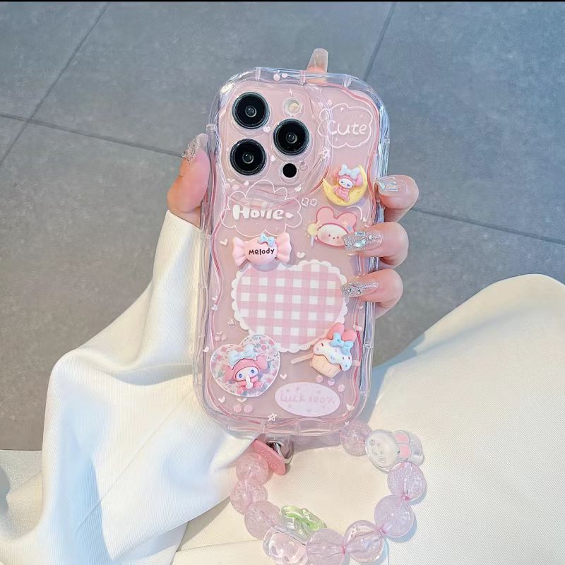 Ins Style Niche Plaid Heart Apple 16 Pro Max Phone Case iPhone 13/12/11 Full Coverage XS/7/8P New