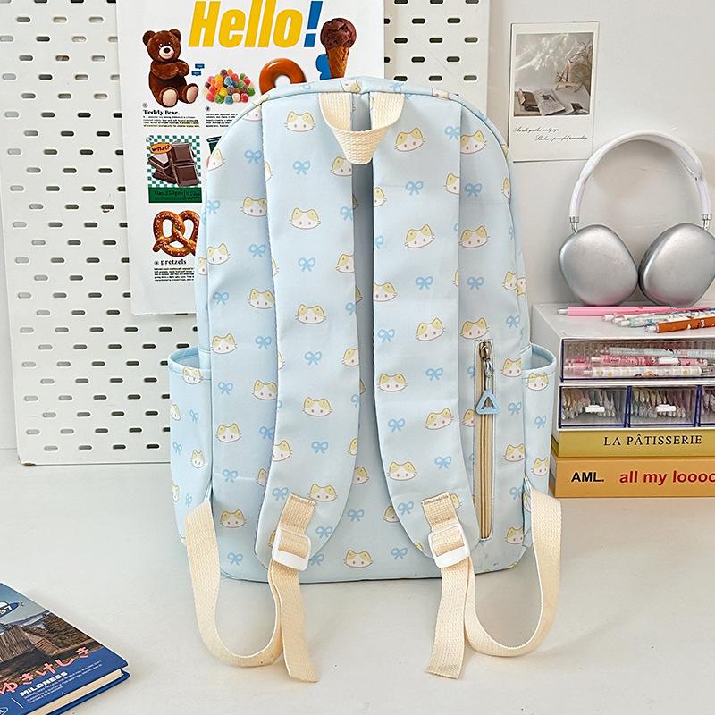 School Bag Korean Version Ins Large Capacity Cute Casual Simple Versatile Light Spring Outing