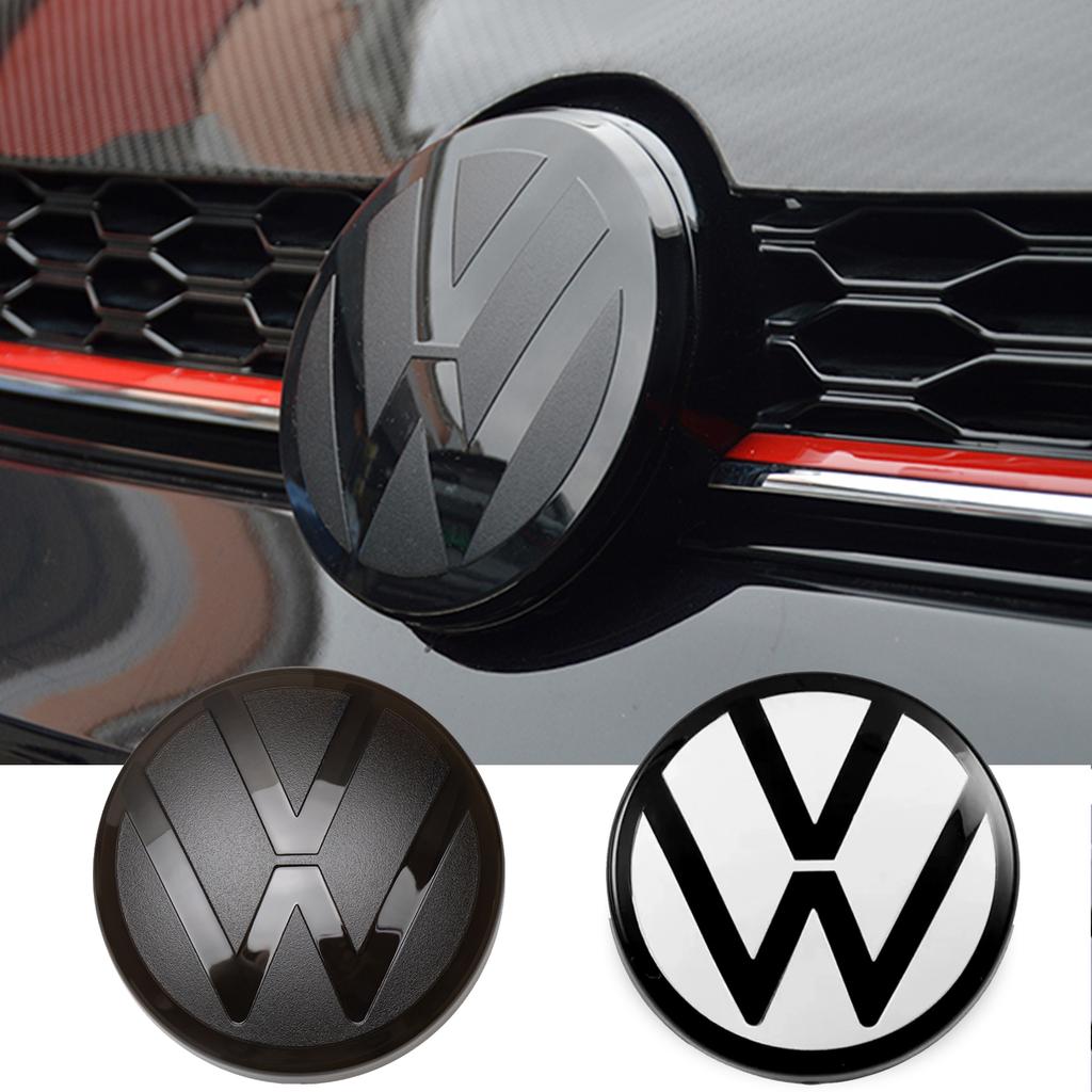 For Volkswagen VW 1/2Pcs Car Front Hood Emblem Rear Trunk Badge Sticker For Volkswagen VW Polo 2013-2023 Golf 7 mk7 Golf 6 mk6 7.5 8 mk8 Variant