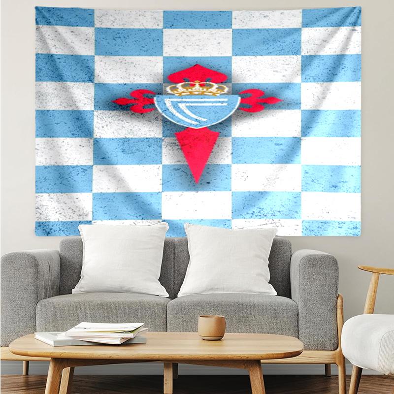 Celta Vigo Crest Design Tapestry Accessories Playroom Tapestry, for Bedroom,Livingroom, dormitory Room Wall Decor Fan Birthday Gifts