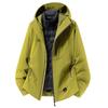 New A/W Unisex 3-in-1 Shell Jacket with Detachable Down Liner - Windproof & Waterproof for Outdoor Adventures