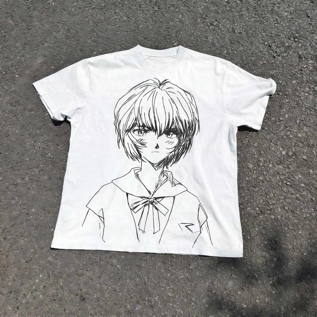 2026 New Eva Unit 01 T-shirt Neon Genesis Evangelion T-shirt for Men Japanese Anime Shirt Unisex Summer Cotton Short Sleeved Top
