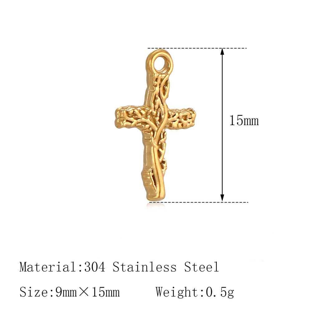 3Pcs Pet Dog Claw/Compass North Star/Sea Wave/Cat's Paw Charms Stainless Small Pendants for Necklace Bracelet DIY Jewelry Making