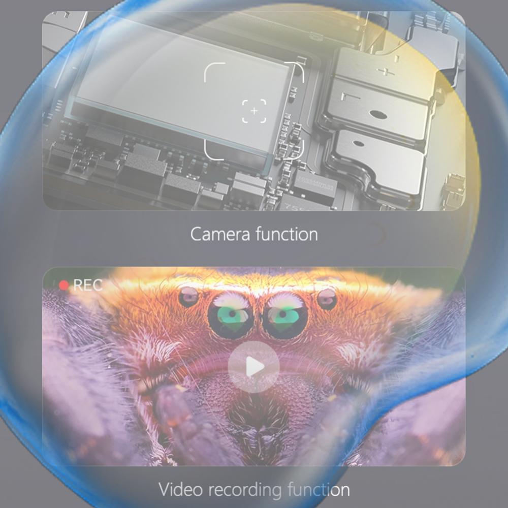 

500X Magnification Digital Microscope with LED Portable Handheld Microscope 2Inch IPS Screen Magnifying Glass for Home Office China Mainland