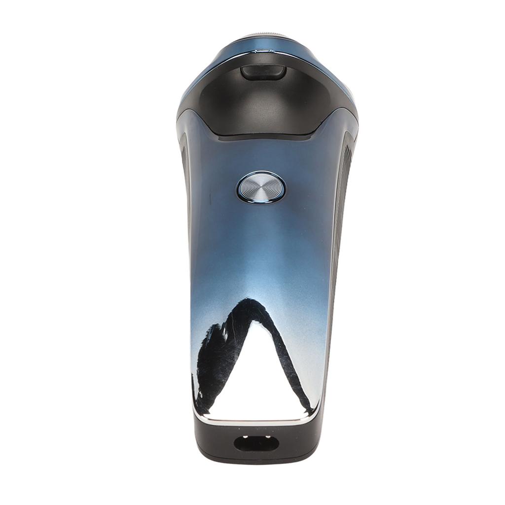 Electric Trimmer Machine USB Rechargeable Waterproof LCD Display Cordless Hair Grooming Beard Clipper Blue