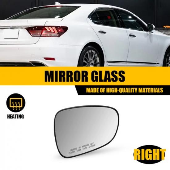 

Mirror Glass Heated W/ Backing Plate Passenger Side For Lexus LS460 2013-2017