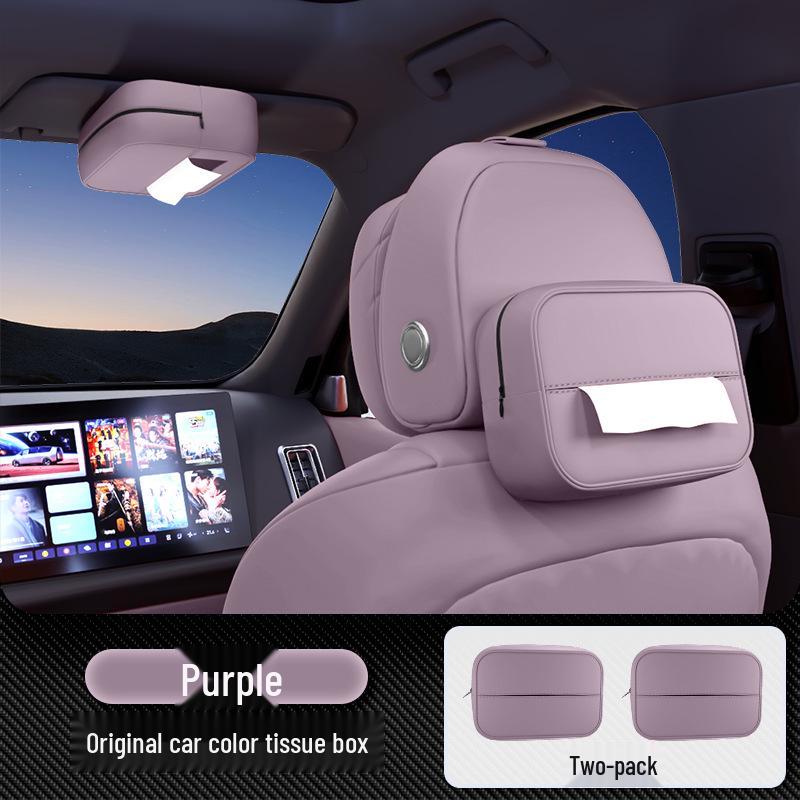 Boîte à mouchoirs Lantu FREE+ Montée sur l'accoudoir du siège - Décoration intérieure de voiture
