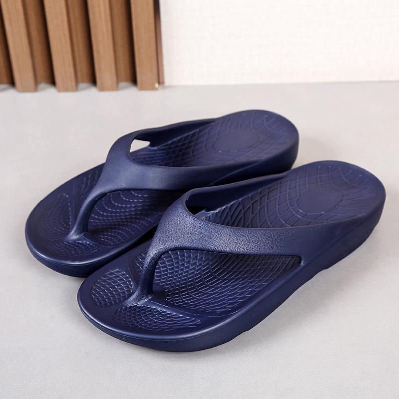

Мужские тапочки на толстой подошве в елочку, передовая верхняя одежда, новые парные и женские уголки, экспортируемые на Ближний Восток и в Японию 280【45-46】 темно-синий