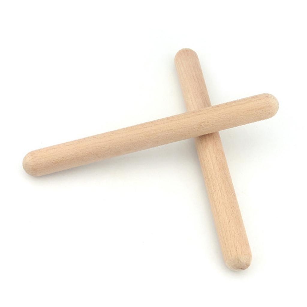 Rhythm Stick Educational Musical Sticks Wood Claves Kids Percussion Instrument for School Music Class 1 Pair
