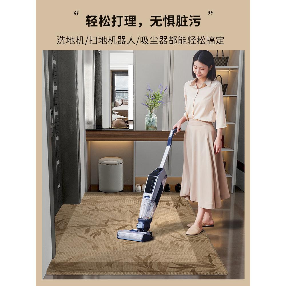 Premium entry door location can be cut at the door, entry carpet non-slip foot mat, household living room door mat retro leave-in
