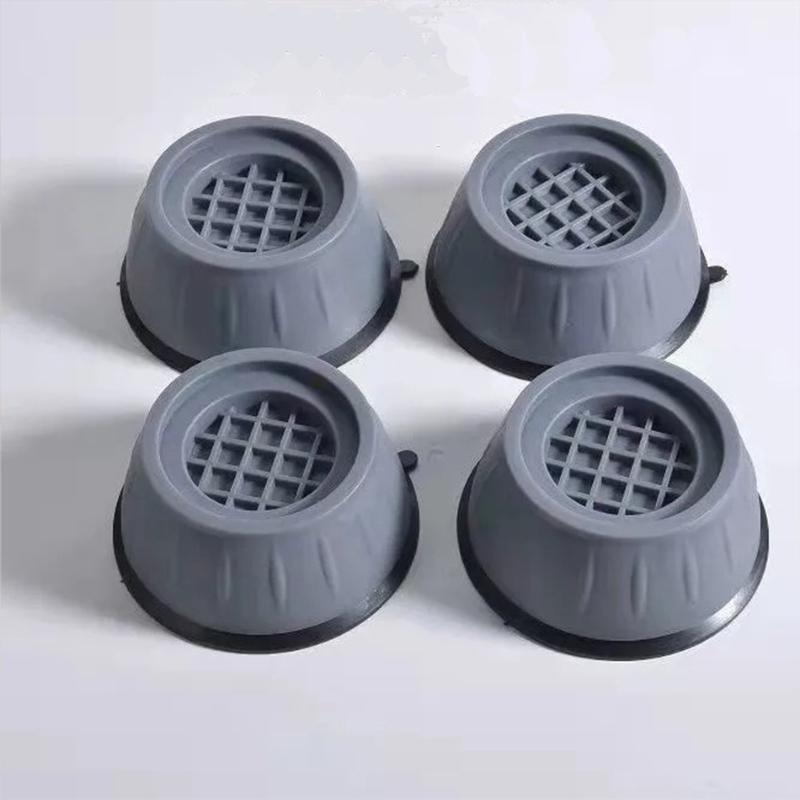 

4-piece set of washing machine table and chair shock-proof cushion plastic enhances stability to reduce noise