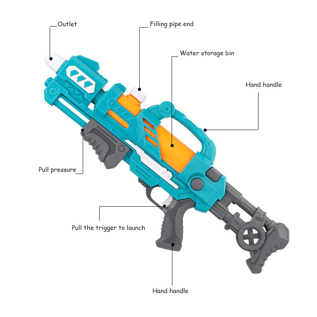 Children Toys Boy Powerful Water Gun Toy Long Range Water Gun Summer Beach Toy 59CM Watergun Water Games Toys Outdoor Water Toy