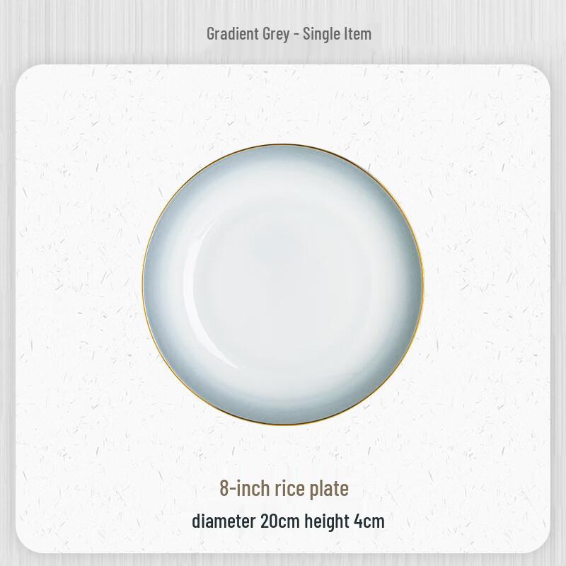 Jingdezhen Light Luxury Bone China Dinnerware Set