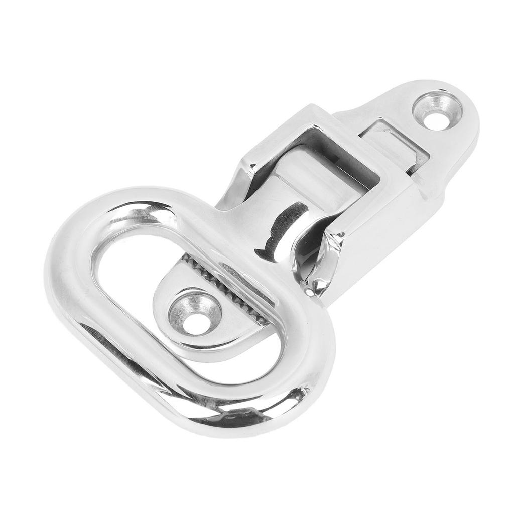 Folding Mast Step 316 Stainless Steel Mirror Polished Antislip Universal Fit for Boat RV Truck Yacht