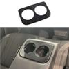 For Subaru Forester 2025 Accessories ABS Carbon Fiber Car Rear Seat Water Cup Holder Frame Cover Sticker Trim Styling