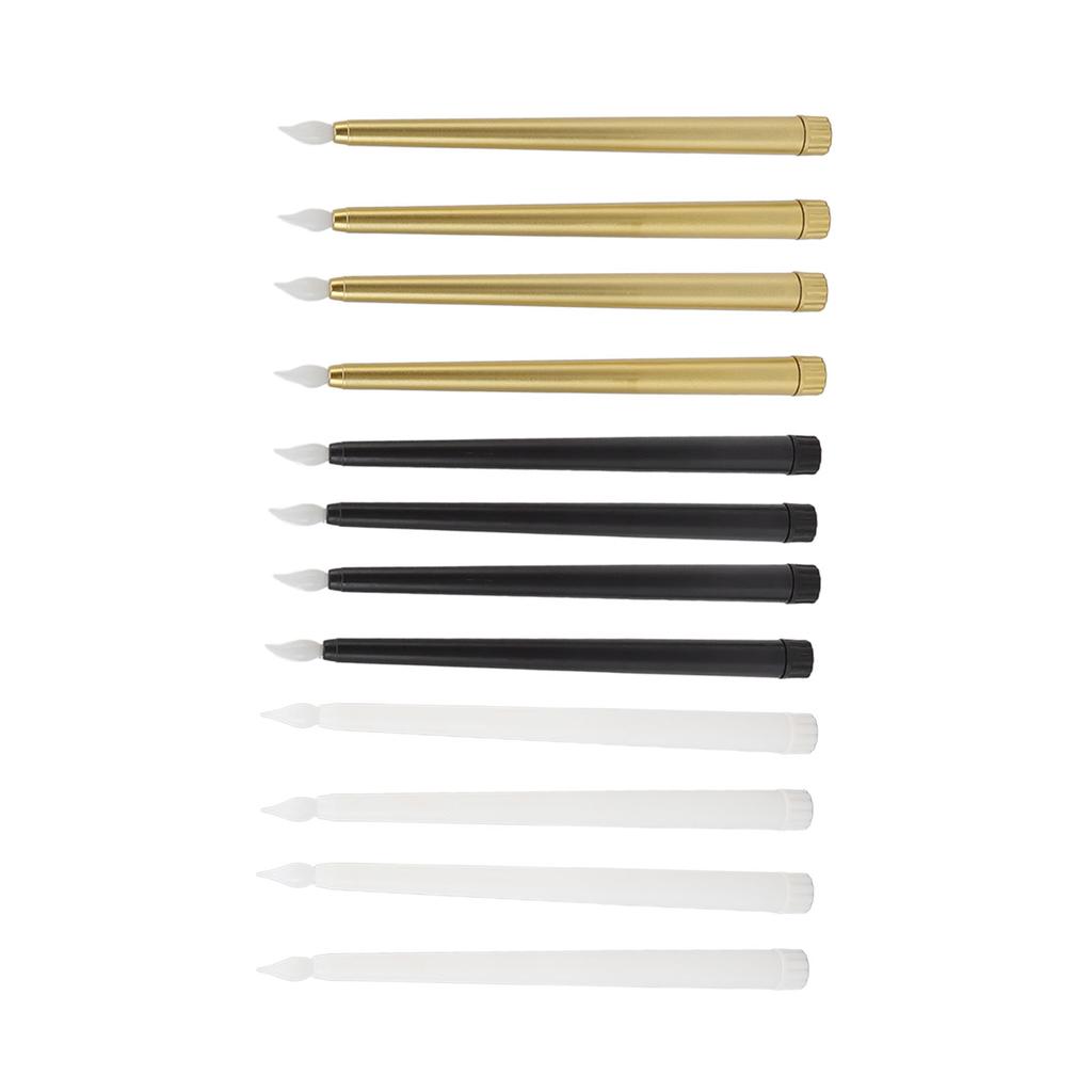 4 Pcs LED Candles Smoke  Flameless Safe Environmentally Friendly Warm Light Electric LED Taper C