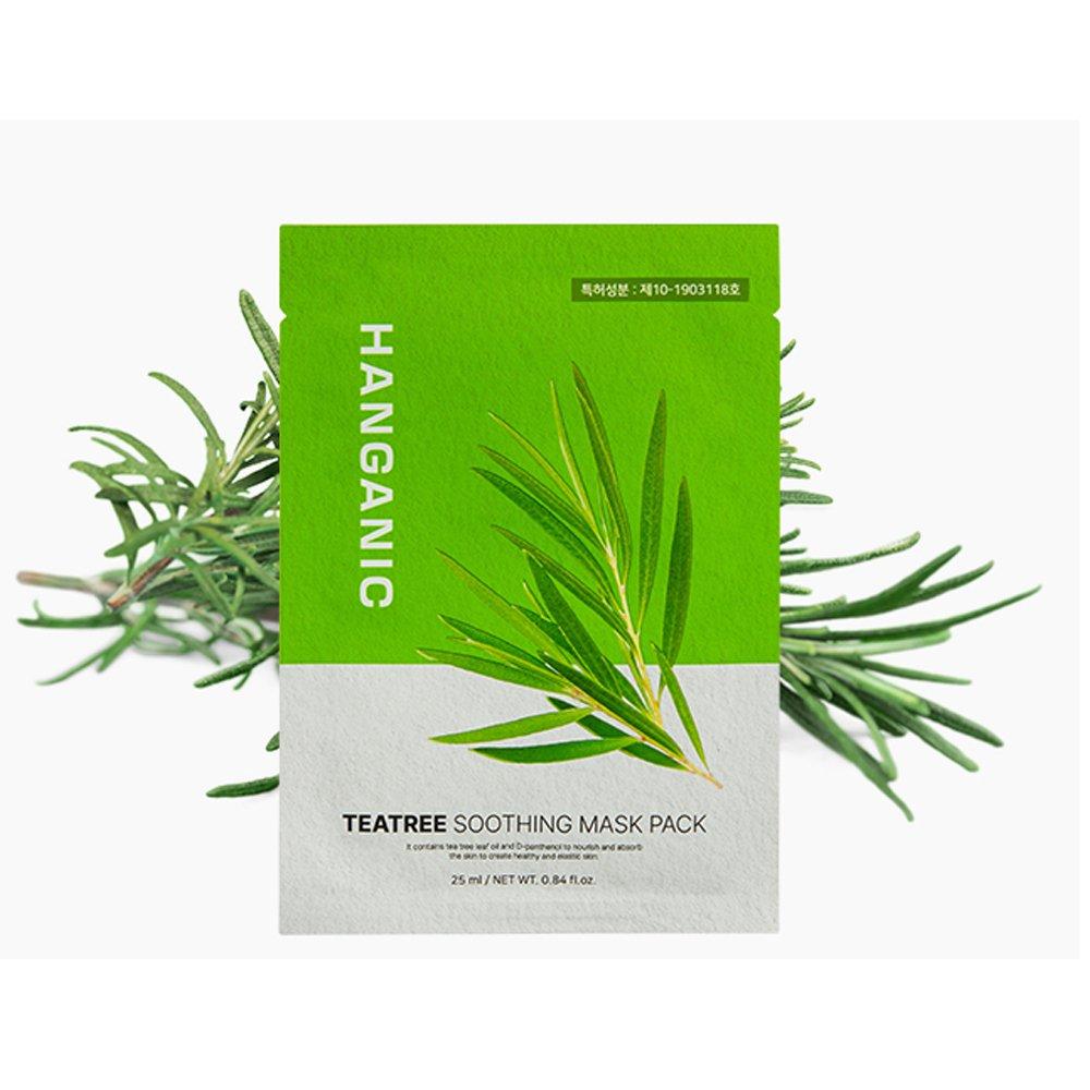 1 HANGANIC Tea Tree Soothing Mask Pack
