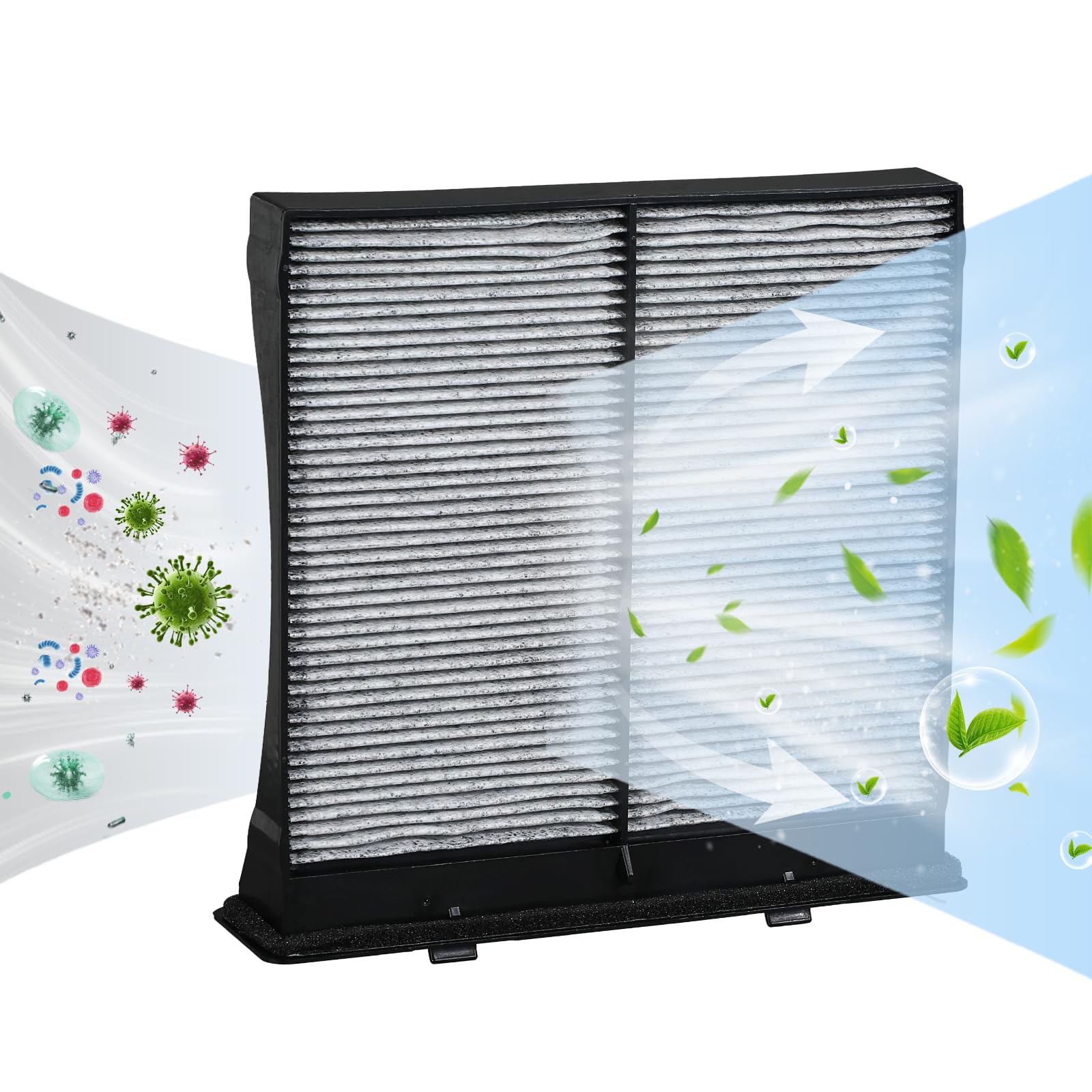 

Subaru Forester XV WRX STI Car Air Conditioner Filter DCC5005 Nissan Levorg Special 5-Layer Length 16.9cm x Width