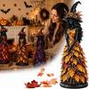 Figurina Strega Autunnale Tema Raccolta Decorazione Scrivania Decorazione Scaffale Strega Esposizione Camino