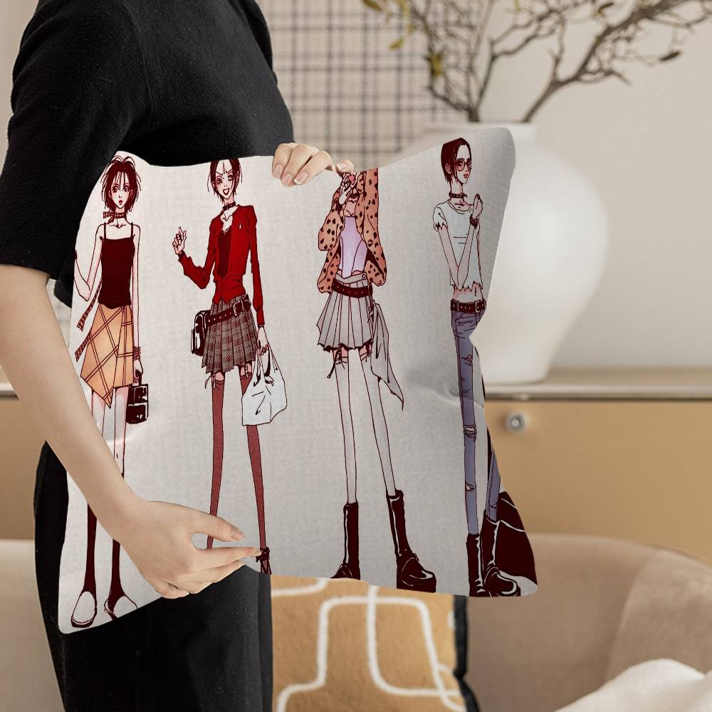 Nana Anime Cushion Cover Pillowcase Upholstery Sofa Throw Pillow Home Decor Pillowcas