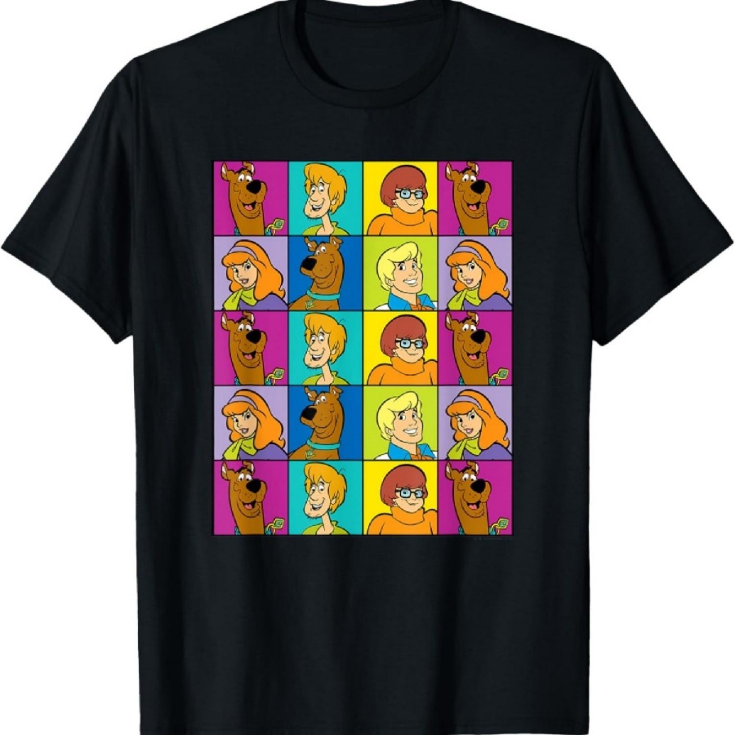 Футболка Scooby-Doo Meddling Squares XXXXXL разноцветный