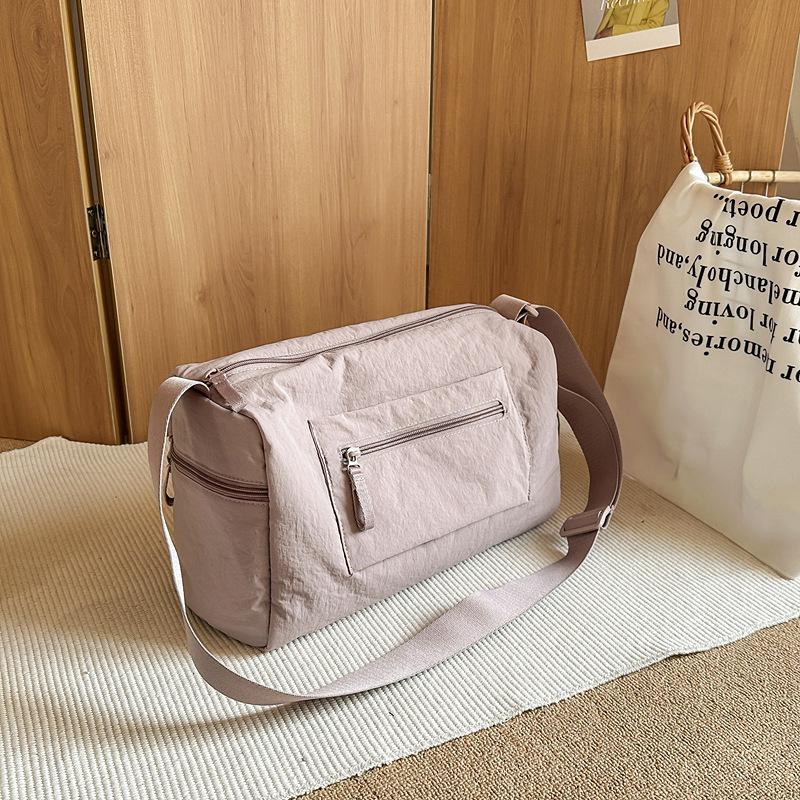 New Messenger Bag Women's Simple Large-capacity Nylon Sports Travel Bag Duffel Bag Shoulder Bag Men
