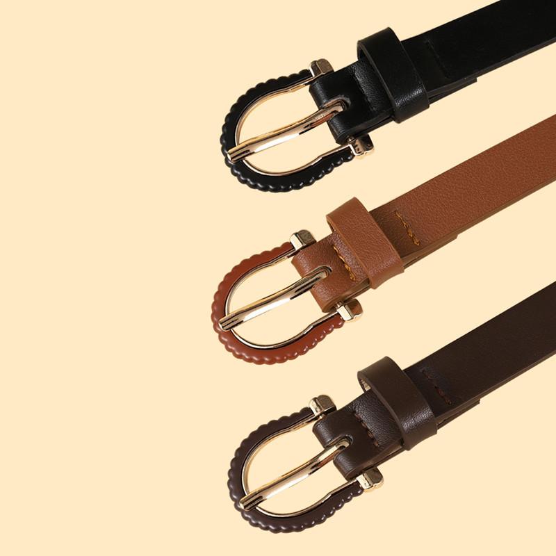Feel Paint, Women'S Belt, Thin Retro Belt, Simple.