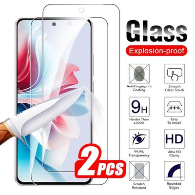 Lot de 2 films de protection d'écran en verre trempé pour Oppo Reno11 F 5G