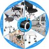 6/1PCS Universal Chair Wheel Caster Furniture Swivel Castor Office Replacement Wheels Roller Home Hardware 360° Load Bearing