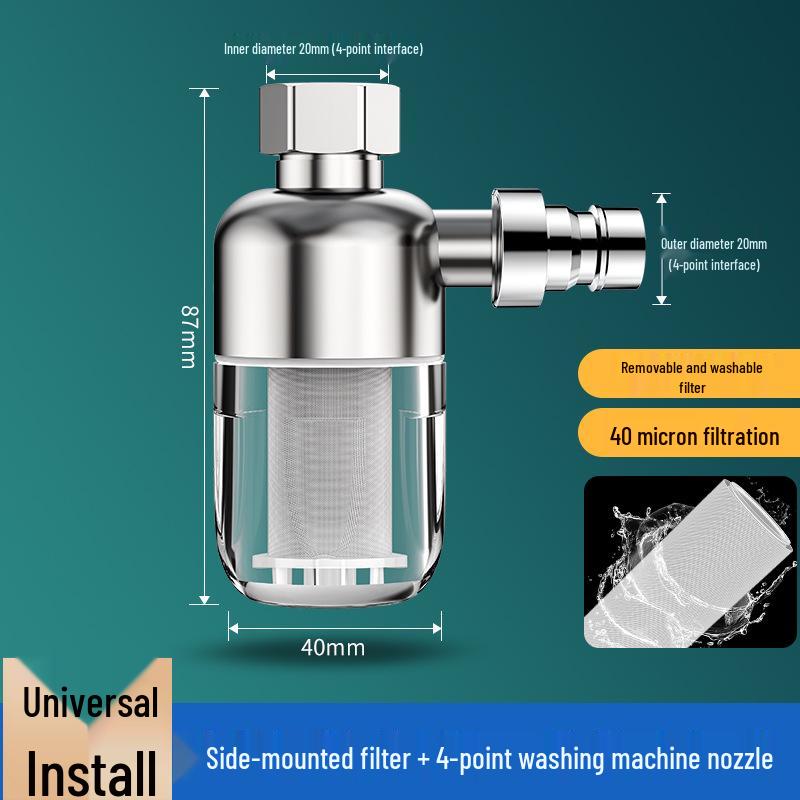 Household Tap Water Pre-filter for Washers, Heaters, and Purifiers
