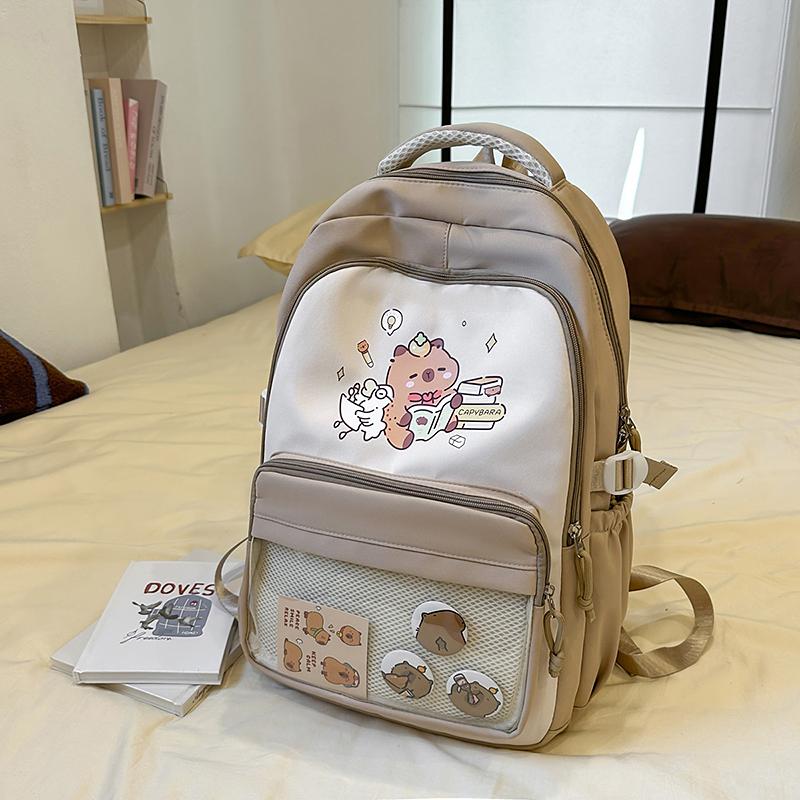 Students Third To Sixth Grade Schoolbag Cartoon Backpack Women's Backpack