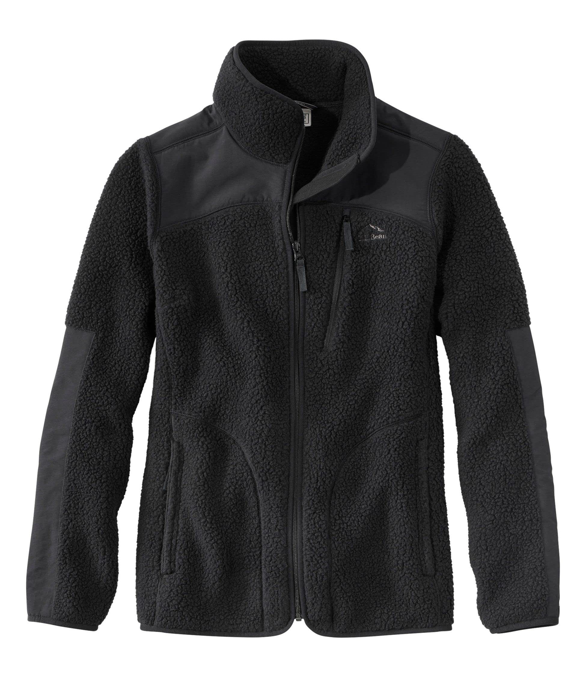 

Женская куртка LL Bean Mountain Pro Polartec Fleece 1000101326, XS, Черный, чёрный