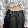 Temperament Four Pointed Star Waist Tightening Tool Adjustable Waist Buckle Able Jeans Fixed Waist Buckle