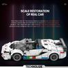 SVJ White Hypercar Building Blocks Sports Car Building Toy Set for Boys and Girls Vehicle Racing Car for Kids 382 Pieces